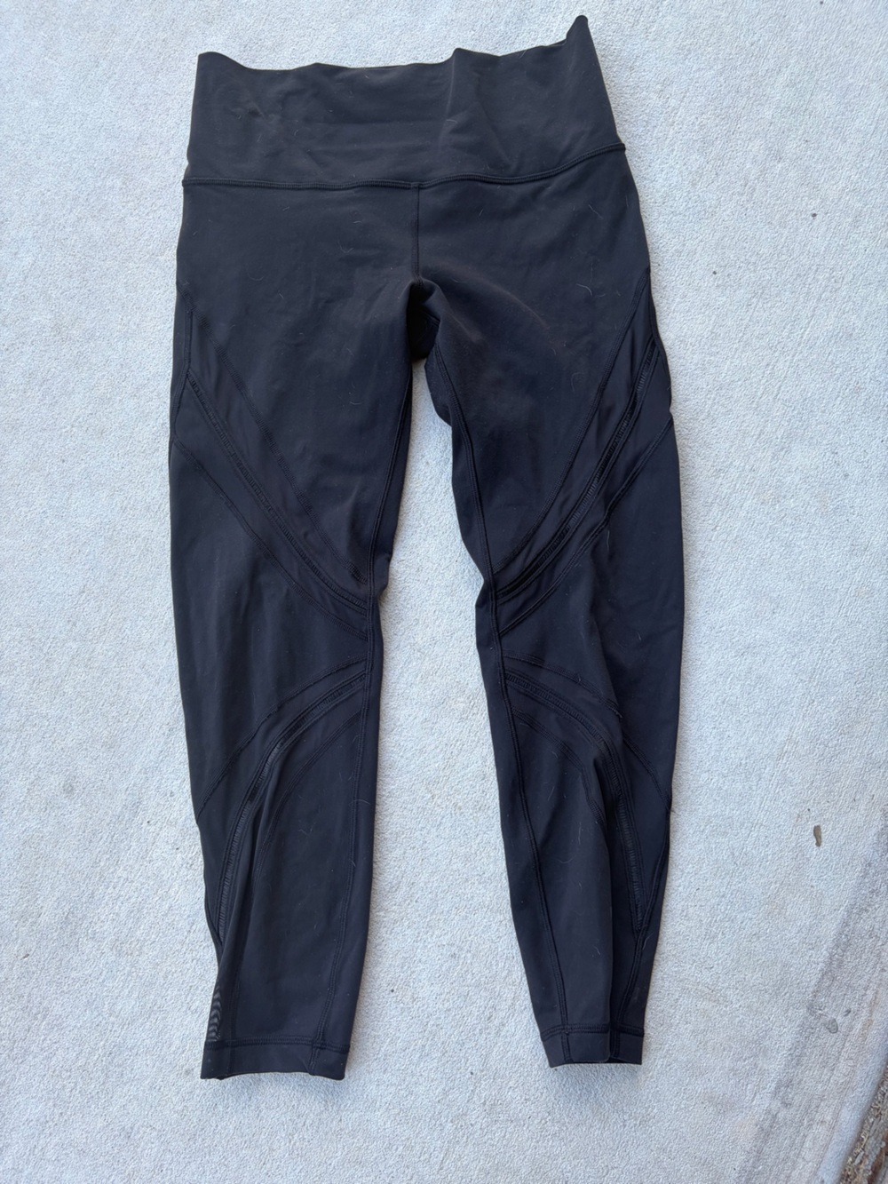 lululemon athletica Black Sculpted Seam Leggings